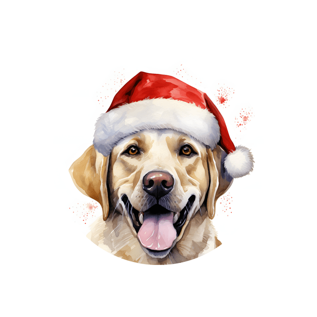 Porte clé Labrador modèle Noël