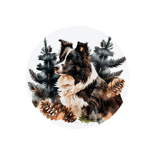 Porte clé Border Collie