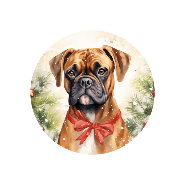 Porte clé Boxer modèle Noël