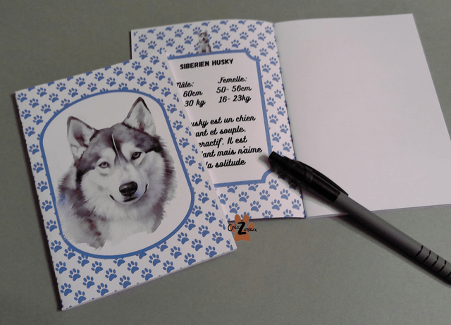 Carnet de note Husky