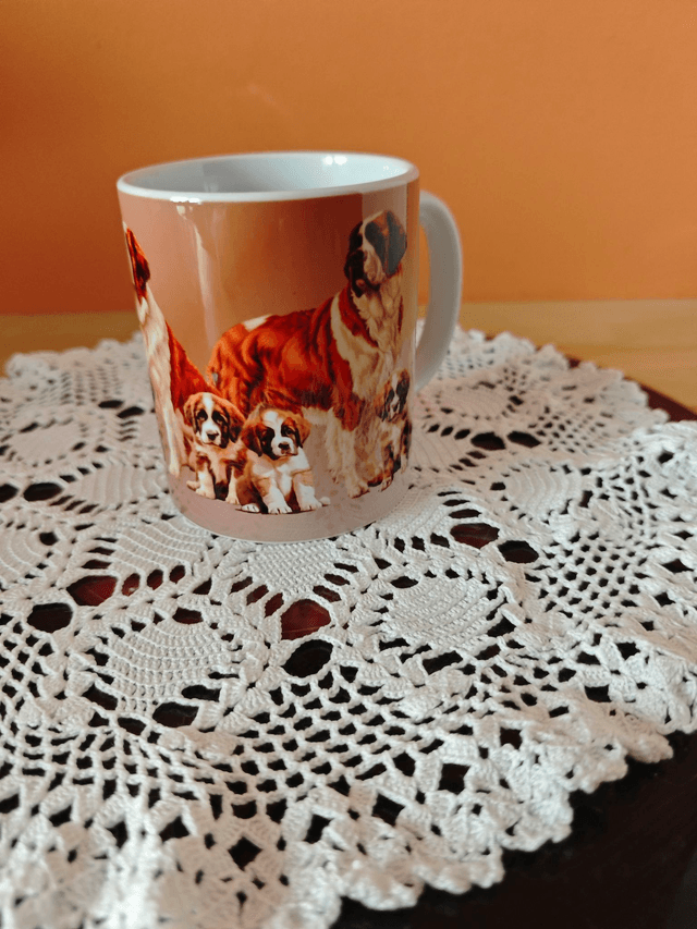 Mug céramique Saint-Bernard – Petit déjeuner cosy
