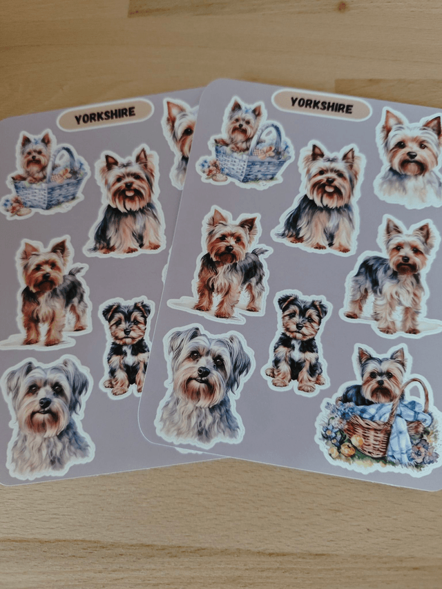 Planche stickers Yorkshire