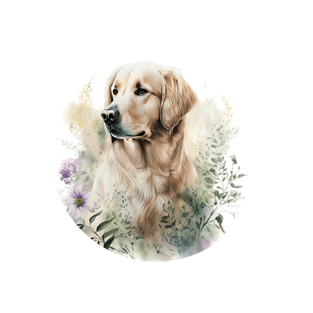 Porte clé Golden Retriever