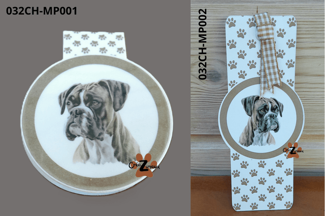 Marque pages Boxer (magnétique ou standard) 