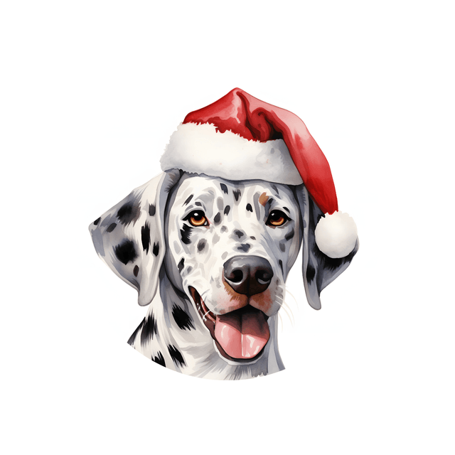 Porte clé Dalmatien modèle Noël 