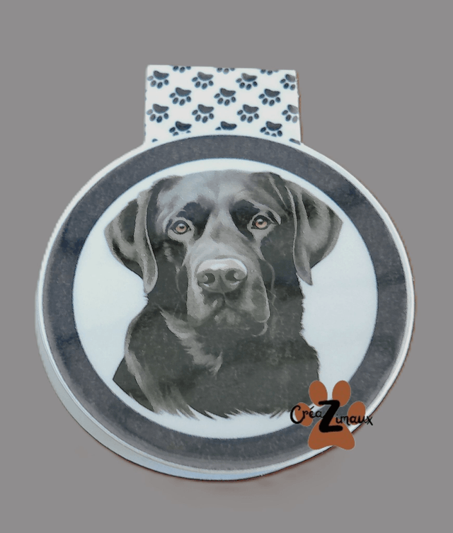 Marque pages Labrador (magnétique ou standard)
