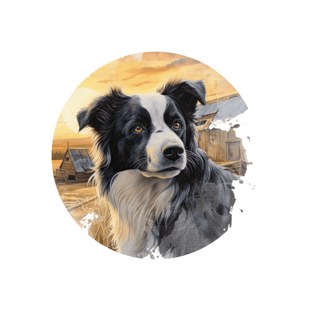 Porte clé Border Collie