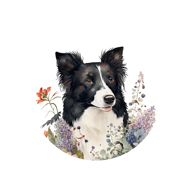 Porte clé Border Collie