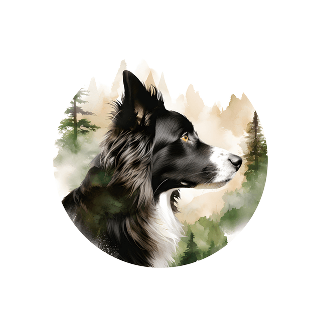 Porte clé Border Collie