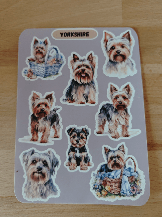 Planche stickers Yorkshire