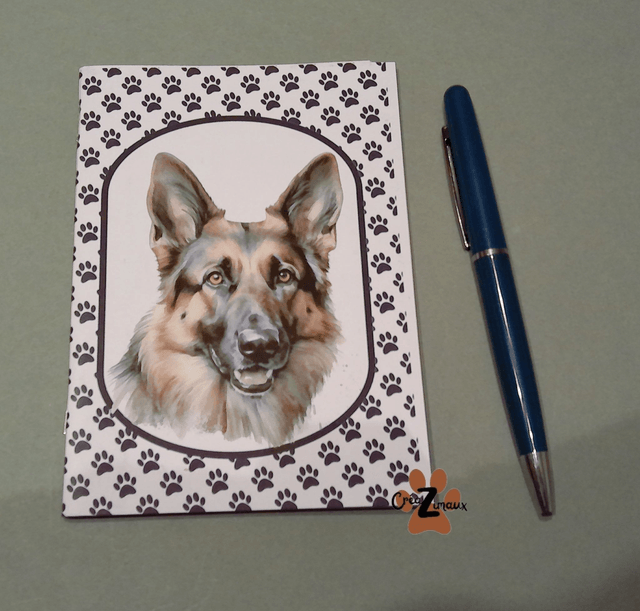 Carnet de note Berger allemand