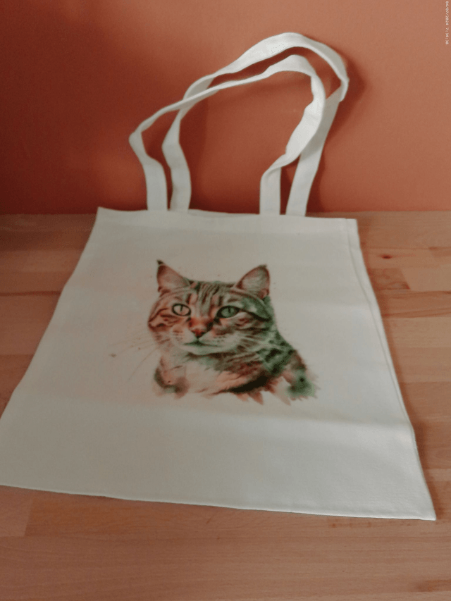 Sac - Tote bag chat tigré