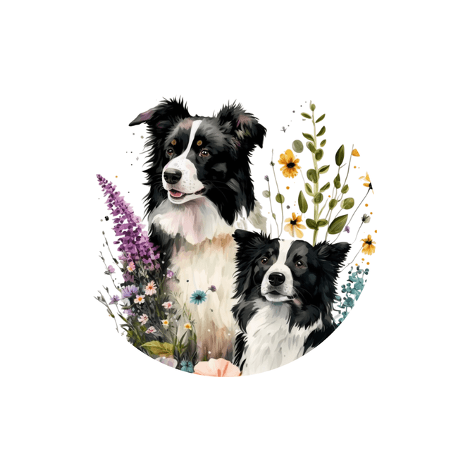 Porte clé Border Collie