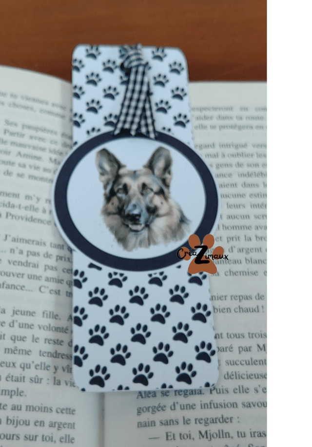 Marque pages Berger allemand (magnétique ou standard)