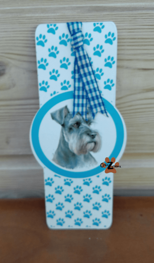 Marque pages Schnauzer (magnétique ou standard) 