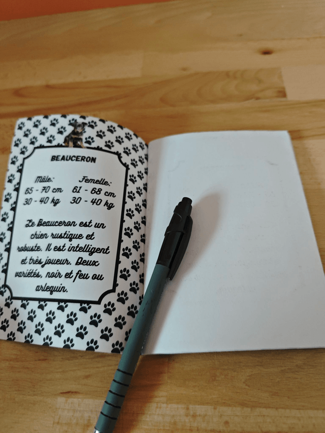 Carnet de note Beauceron