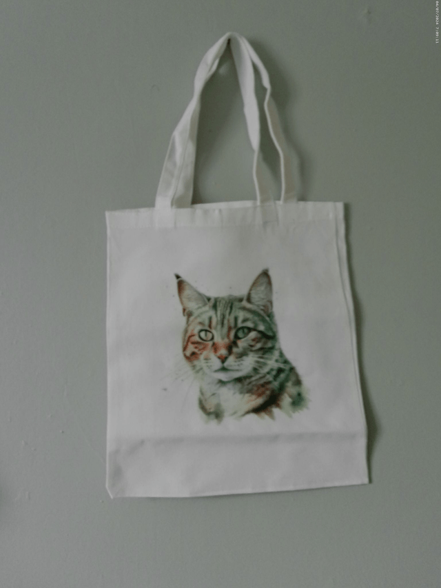 Sac - Tote bag chat tigré