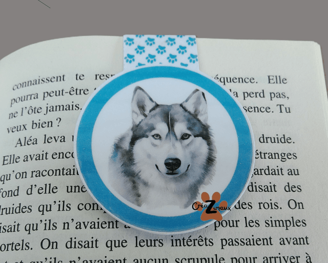 Marque pages Husky (magnétique ou standard)