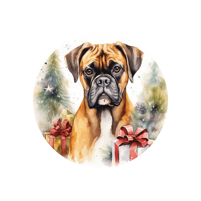 Porte clé Boxer modèle Noël