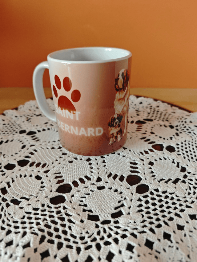 Mug céramique Saint-Bernard – Petit déjeuner cosy