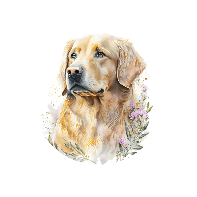 Porte clé Golden Retriever