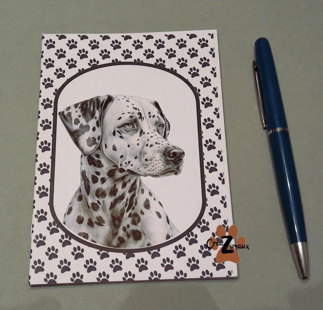 Carnet de note Dalmatien