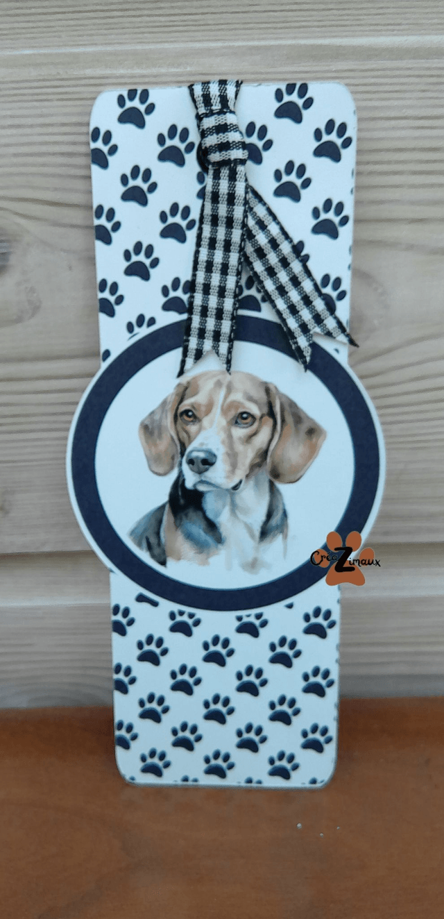 Marque pages Beagle (magnétique ou standard) 