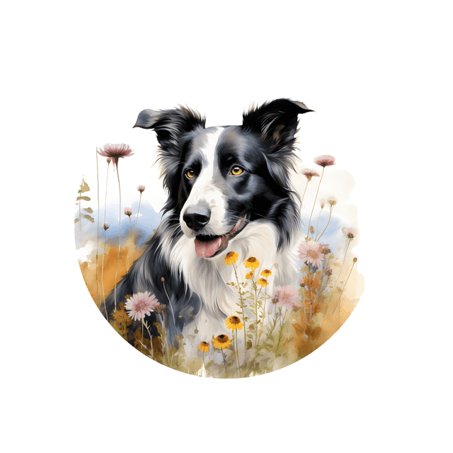 Porte clé Border Collie