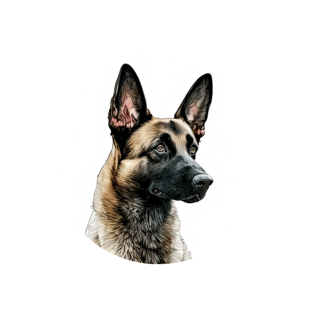 Porte clé Malinois