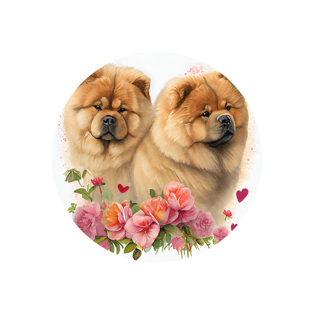 Porte clé Chow Chow
