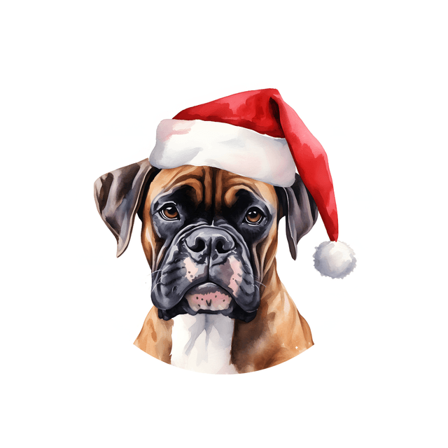 Porte clé Boxer modèle Noël