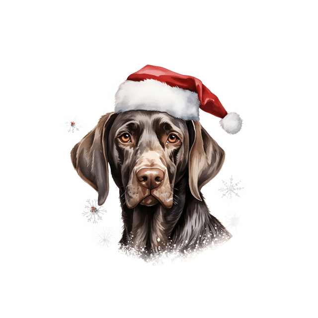 Porte clé Braque allemand modèle Noël