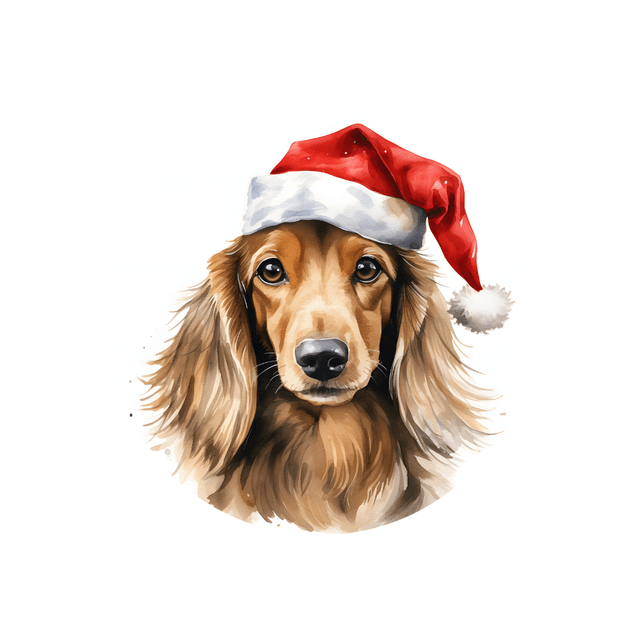 Porte clé Teckel modèle Noël (1)
