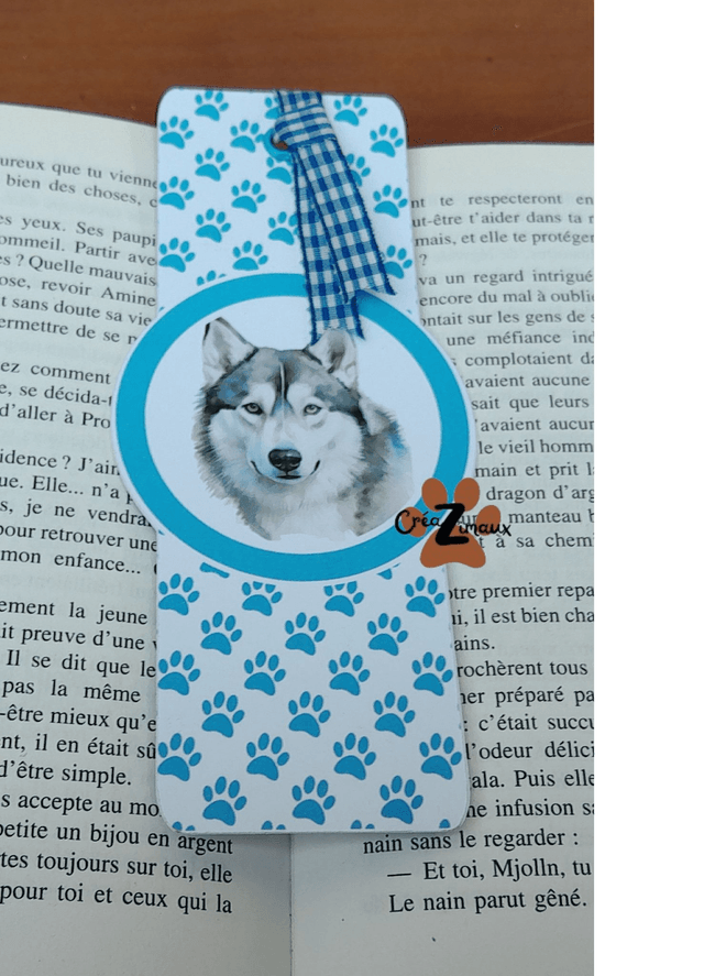 Marque pages Husky (magnétique ou standard)
