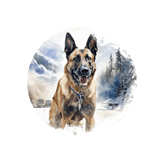 Porte clé Malinois