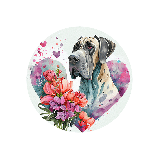 Porte clé Dogue Allemand