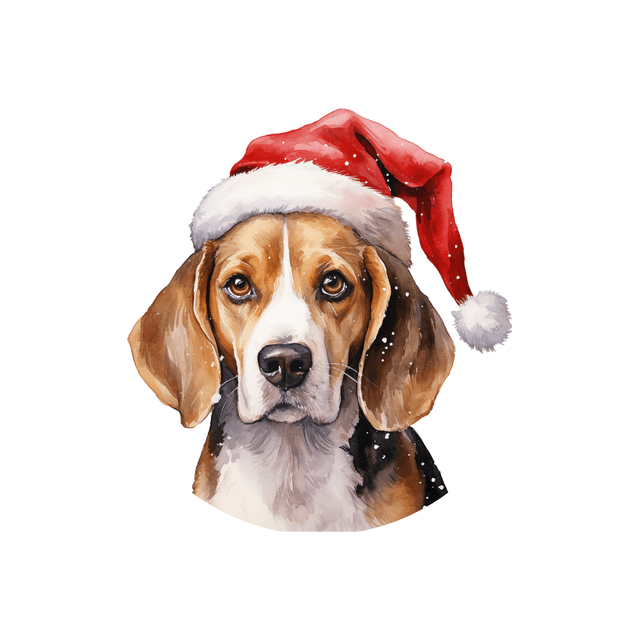 Porte clé Beagle modèle Noël