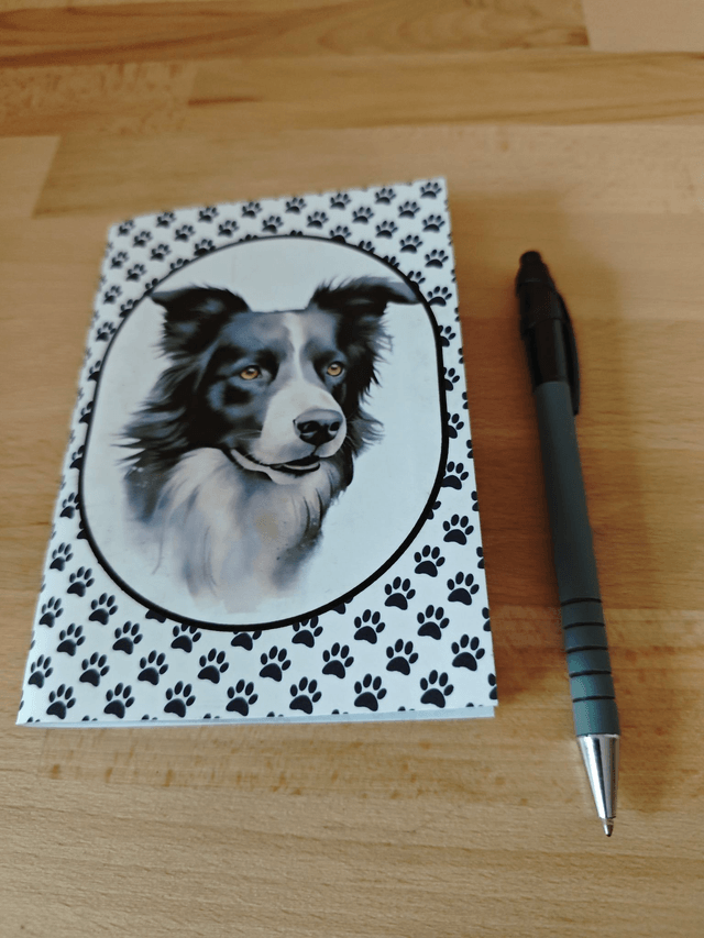 Carnet de note Border Collie