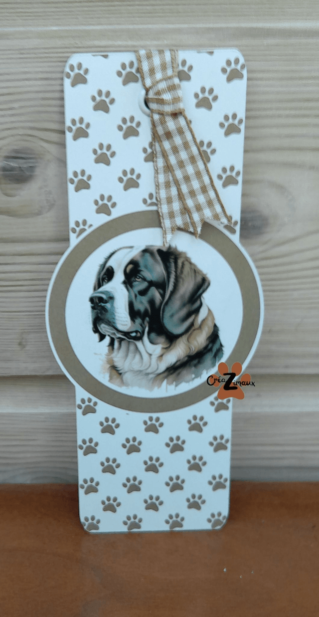 Marque pages Saint bernard (magnétique ou standard) 