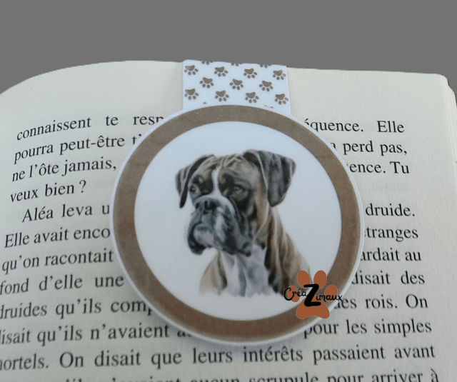 Marque pages Boxer (magnétique ou standard) 
