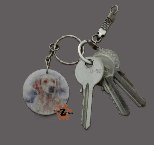 Porte clé Golden Retriever