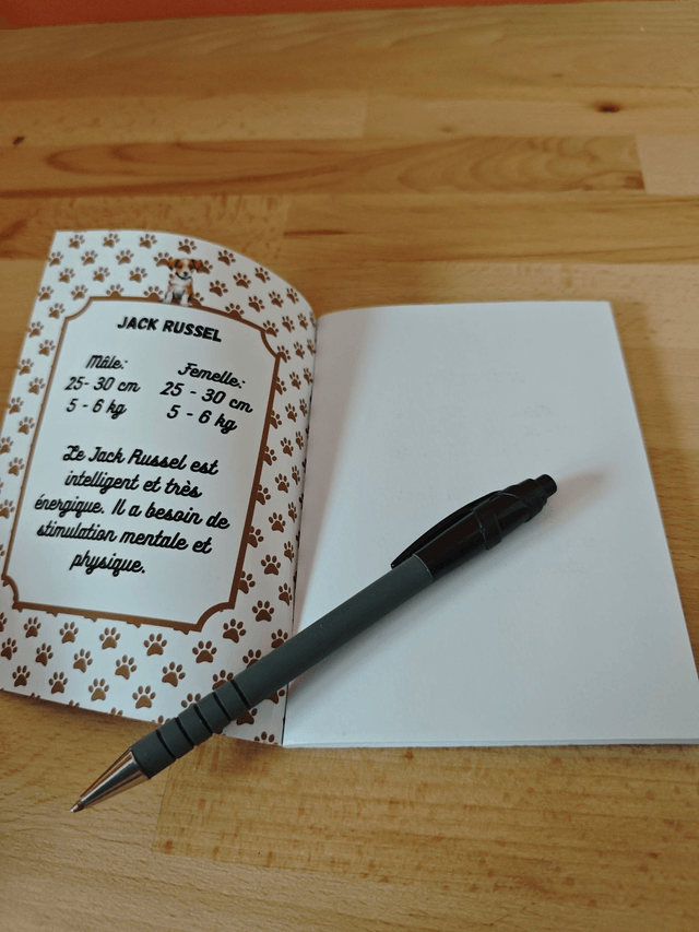 Carnet de note Jack Russel