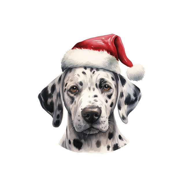 Porte clé Dalmatien modèle Noël 
