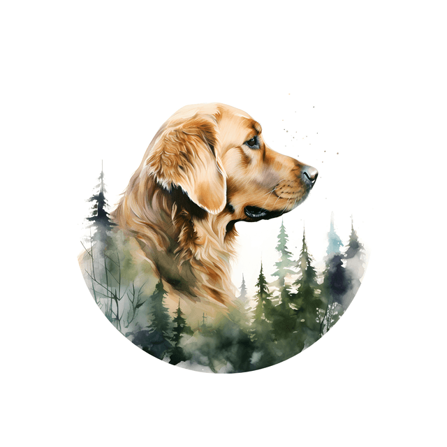 Porte clé Golden Retriever