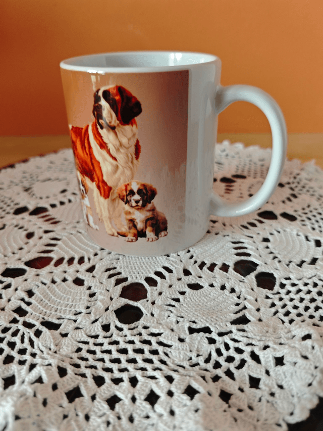 Mug céramique Saint-Bernard – Petit déjeuner cosy