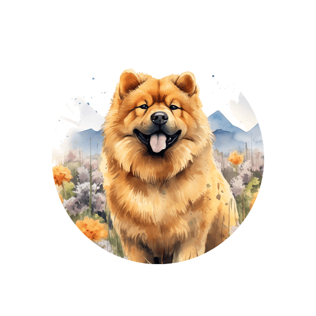 Porte clé Chow Chow