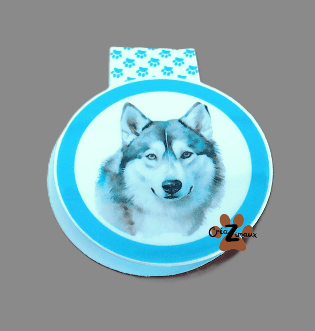 Marque pages Husky (magnétique ou standard)