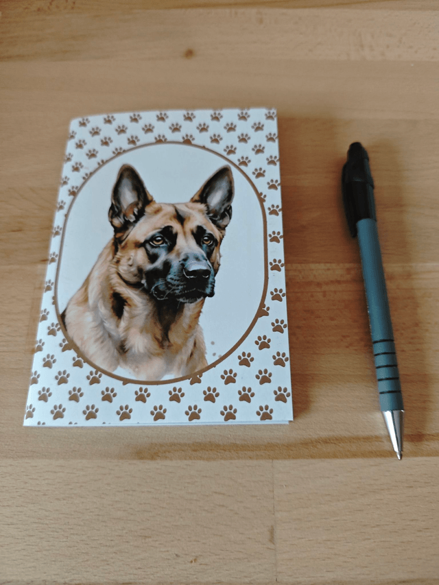 Carnet de note Malinois