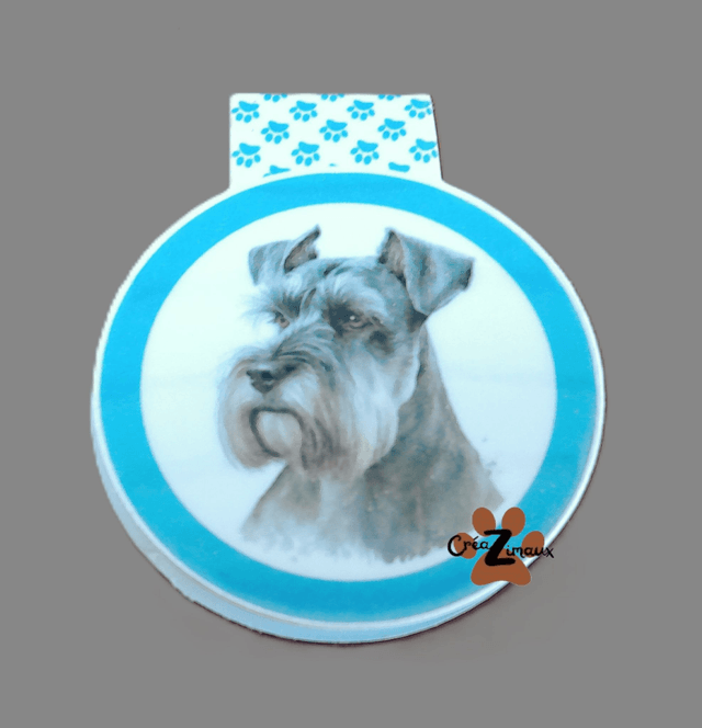 Marque pages Schnauzer (magnétique ou standard) 