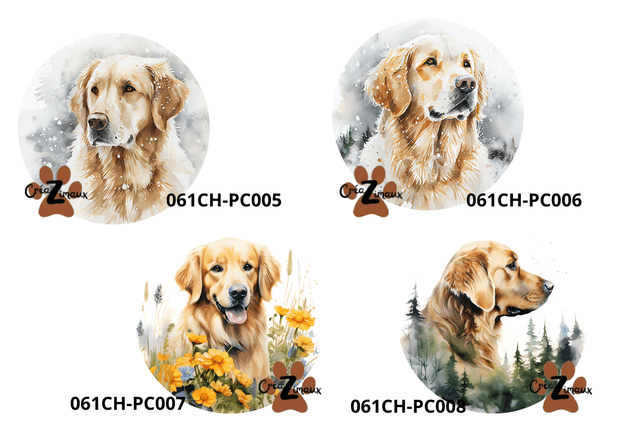Porte clé Golden Retriever